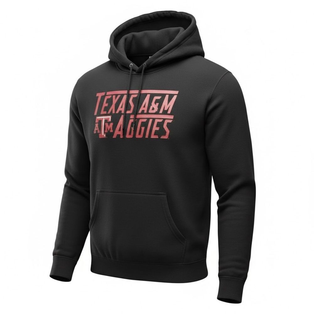 NWT Fanatics Unisex Black Graphic Hoodie Texas A&M Aggies - Size Large - Picture 2 of 8